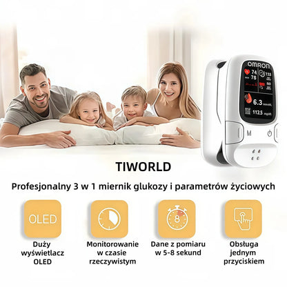 Nowość 2026! Inteligentny glukometr Omron™ monitoruj poziom cukru bez nakłuwania palca