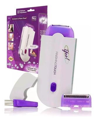 Depilator laserowy do ciała, bezbolesny, z aktywnym światłem, ładowany, kolor biały 110V/220V – Finishing Touch Yes